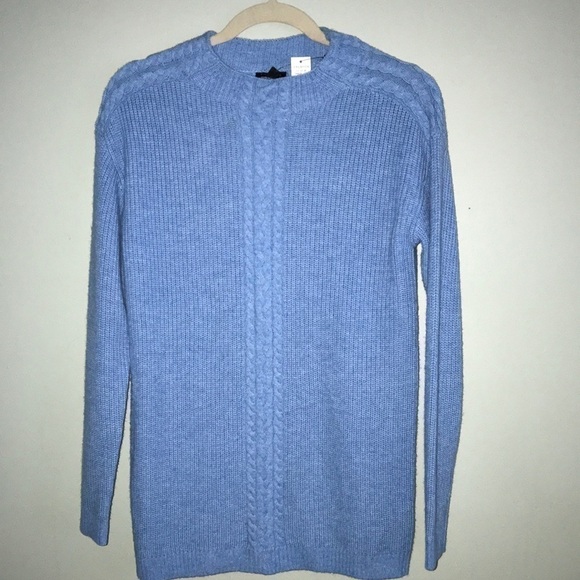 NWT Talbots Sky Blue Cabled Sweater Size XS​​ - Picture 3 of 8